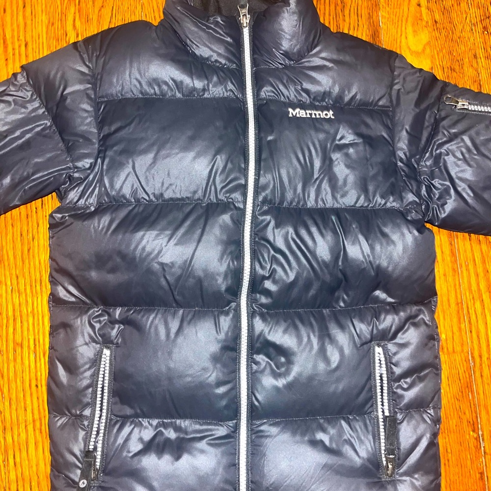 Boys black Marmot coat